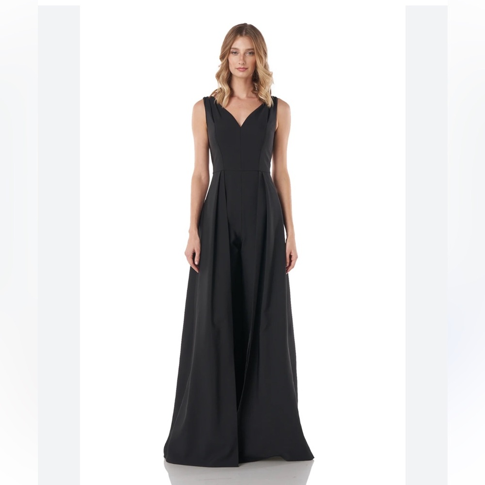 Kay Unger walk through jumpsuit gown